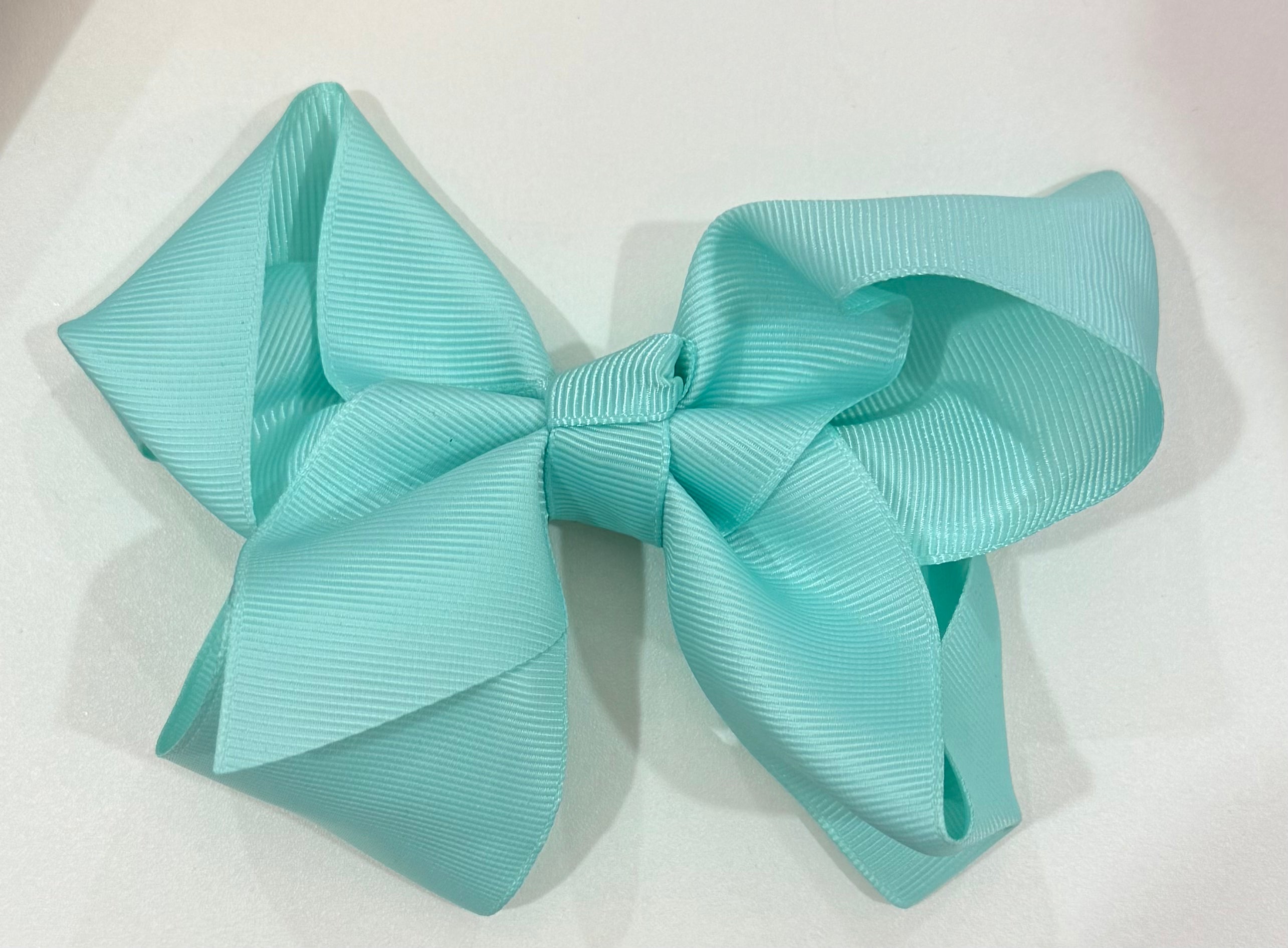 Large Turquoise Hair Bow